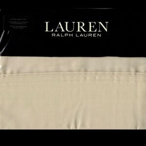 BRAND NEW RALPH LAUREN QUEEN SHEET SET COLOR OAT